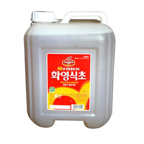 양조식초 화영 15L 업소용 대용량 식초, 1개