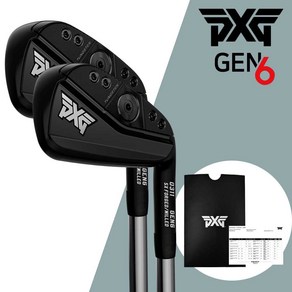 PXG 아이언 더블 다크 젠6 0311P XP GEN6 IRON 피엑스지 중급자용, GEN6 다크 0311P, 5개 (6-W), 그라파이트 Cyphe 50g A, 30도