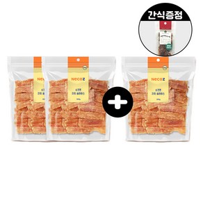 [2+1]네츄럴코어 네코즈 천연간식 대용량간식, 360g, 2개, A01 소프트치킨슬라이스