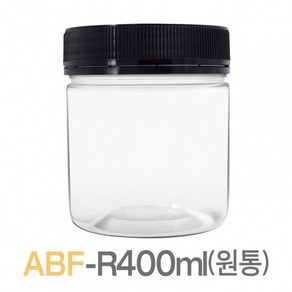 아조아닷컴 ABF용기(원형)400ml 1개, 투명 1개