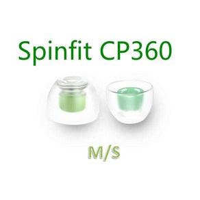 SpinFit 고품질 실리콘 이어팁 Tue 무선 인이어 이어폰용 CP360 3.6mm SS S M L S SS M S L M, 6.M one pai, 1개