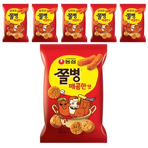 쫄병스낵 매콤한맛, 82g, 6개