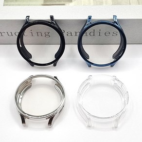 비에스 갤럭시워치6 44mm 40mm 호환 풀커버 소프트 젤리 TPU 케이스 올인원 일체형 액정보호, 갤럭시워치6(40mm), 블루