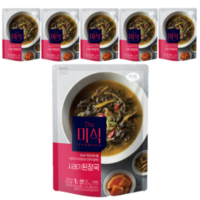 더미식 시래기 된장국, 350g, 6개