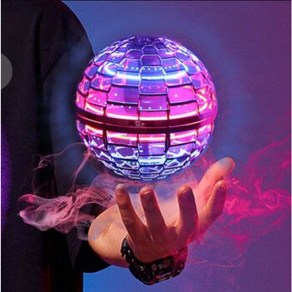 풀라잉볼 부메랑 LED 스핀 라이트공 야외 장난감, 블루, 1개