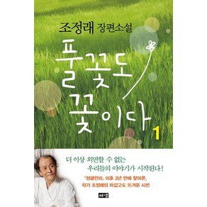 풀꽃도 꽃이다 1:조정래 장편소설, 해냄출판사, 조정래 저