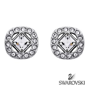 [SWAROVSKI] 스와로브스키 5368146 엔젤릭 스퀘어 귀걸이 이어링