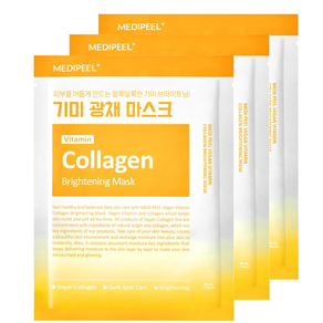 메디필 마스크팩 30 매 - 비건 비타민 콜라겐, 3개, 10개입
