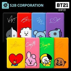 보조배터리 휴대폰 휴대용 초고속 밧데리 무선 핸드폰 미니 BT21 5000mAh 급속