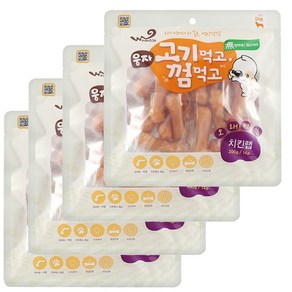 웅자 고기먹고 껌먹고 치킨랩 14p, 치킨맛, 200g, 4개