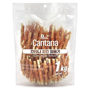 칸타나 치킨 대용량강아지간식, 1개, 1kg, 치킨꽈배기(치킨스틱)