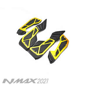 BIKI NMAX125 발판세트B 골드 21 22 23년 프론트 리어 튜닝 발판, 1세트