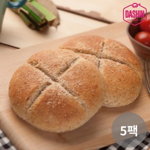 [주문 후 제빵] 통밀당 천연발효 통밀코코넛빵 130g(2개입) / 아르토스베이커리 비건빵