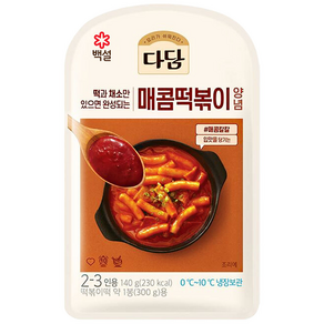 CJ 다담 매콤 떡볶이양념 140g, 1개
