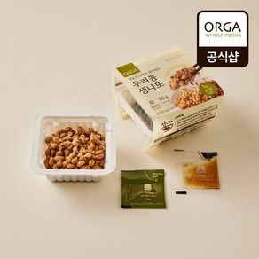 [C][ORGA] 나토키나제가 살아있는 우리콩 생나또 99g(49.5g*2), 99g, 2개