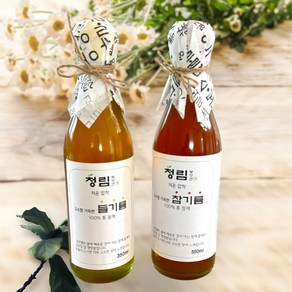 저온압착 참기름 들기름 350ml 당일착유 청림방앗간, 저온압착100%통참깨참기름, 1개