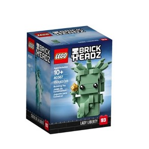 레고 40367 자유의 여신상 브릭헤즈 BRICK HEADZ, 1개