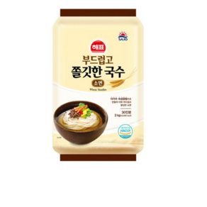 해표 부드럽고 쫄깃한 국수, 3kg, 3개