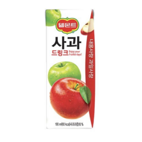 델몬트 드링크 사과 190ml, 48개