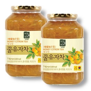 꿀유자차 1KG플러스1KG 총2KG, 1kg, 2개