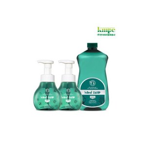 은나노스텝 핸드워시 300ml x 2개 + 1100ml 리필 무자극성 손세정제