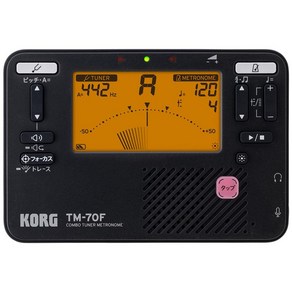 KORG TM-70 F BK (코르그) 튜너 메트로놈 블랙 일본제 취주악 황동 밴드, 1개