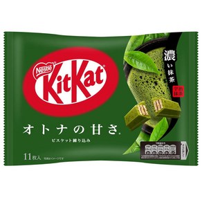 일본간식 일본과자 일본초콜릿 Nestle 네슬레재팬 KITKAT 킷캣미니 오토나노아마사 말차맛 12매입 x 2봉, 8개