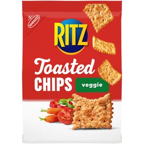 RITZ Toasted Chips Veggie Cackes 8.1 oz RITZ 토스트 칩 야채 크래커 8.1온스, 535.24g, 1개