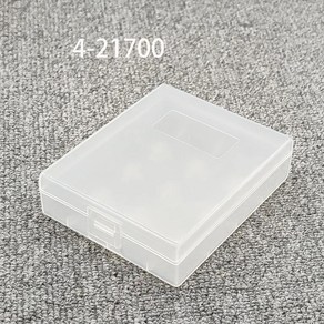 21700 배터리 박스 보관 케이스 브래킷 충전 보물 투명 플라스틱 커버 포함(654635), [04] 4-21700, 1개, 04 4-21700