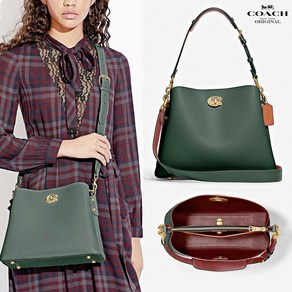 코치 윌로우 숄더 컬러블록 C2590 Willow Shoulde Bag Coloblock