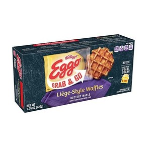 Eggo 켈로그 리에주 스타일 와플 버터 메이플 220g x 4개