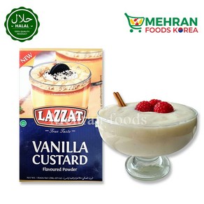 LAZZAT Vanilla Custard Powder 250g 바닐라 커스타드 파우더