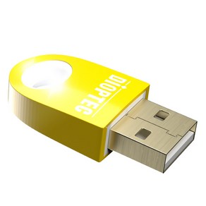 디옵텍 JUSTLINK-BTD50YL 패션 블루투스 동글 옐로우 (USB), 선택하세요