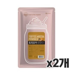 대상 복음자리 토피모카 파우더 1kg, 2개, 1개입, 2개