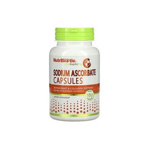 Immunity Sodium Ascobate 100 Vegan Capsules 774413, 1개