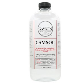 [갬블린] 갬솔 GAMSOL OMS 미네랄스피릿 유화용, 1000ml, 1개