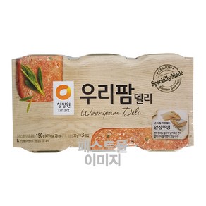 청정원 우리팜 델리 햄통조림, 3개