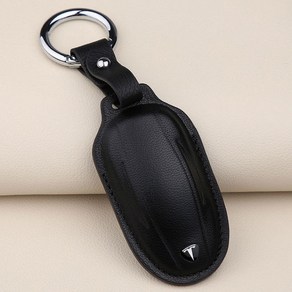 자동차 가죽 키케이스 ca key cove bag ca leathe key 장식 쉘 버클 테슬라 model3 y 모델 s 모델 x, 모델x-d, 1개