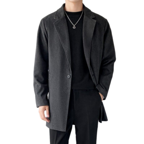 남성용 겨울 오버핏 코트 men's overcoat 하늘비즈 A31 X933E686