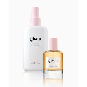 기수 gisou 스무스 앤 샤인 헤어 퍼퓸 50ml 리브인 컨디셔너 세트, 1개