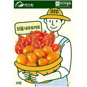 아시아종묘 씨앗 방울토마토 모둠대추토마토 20립, 1개