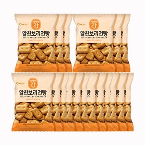 청우식품 알찬보리건빵 과자, 90g, 12개