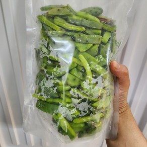 육지거북이 먹이 손질된 천년초 500g