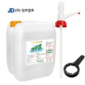 진로발효 살균소독59% 크린콜 20L+펌프+오프너