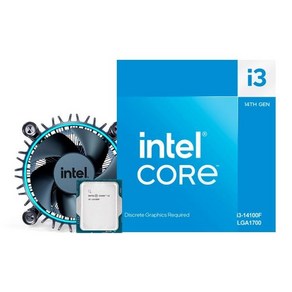 [INTEL] 코어 i3-14100F (랩터레이크 리프레시/3.5GHz/12MB) [정품박스/쿨러포함]