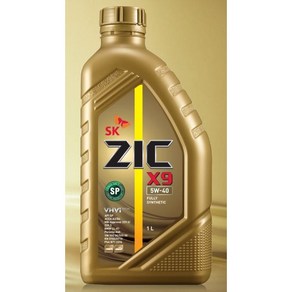 오일마트 지크 SK ZIC X9 5W40 1리터 100%합성엔진오일 가솔린 LPG, 1개, 1L