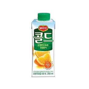 롯데칠성 콜드 오렌지 250ml, 24개