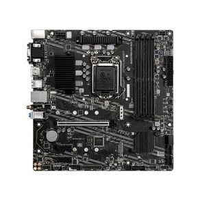 MSI B460M PRO VDH 와이파이 마이크로 ATX 인텔 M.2 DDR4 6 Gb/s USB 3.1 128G 지지대 LGA CPU 마더보드, 한개옵션0