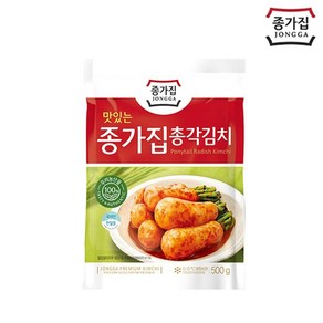 베스트식품 종가집 총각김치 400g 파우치 x5개, 5개