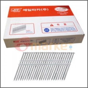 상세참조 타정기못 2.9x50~3.1x90 無도금 JPN65SC JPN50SC / 옵션 배송상품 : JPN50SC-BRT(2000PCS) (제일타카/제일타카못/타정기/타카못/타정기핀/못 추천), 1개